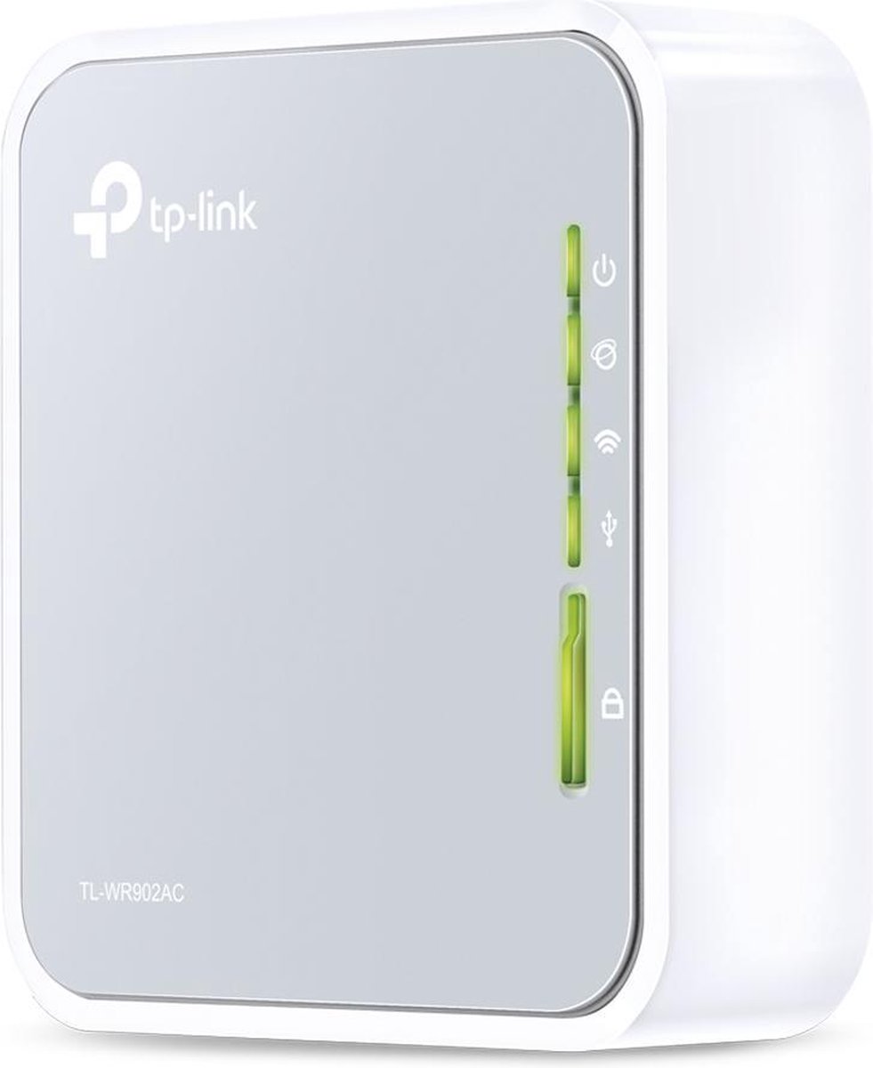 TP-Link TL-WR902AC - Mobiele Router - Grijs | Wit