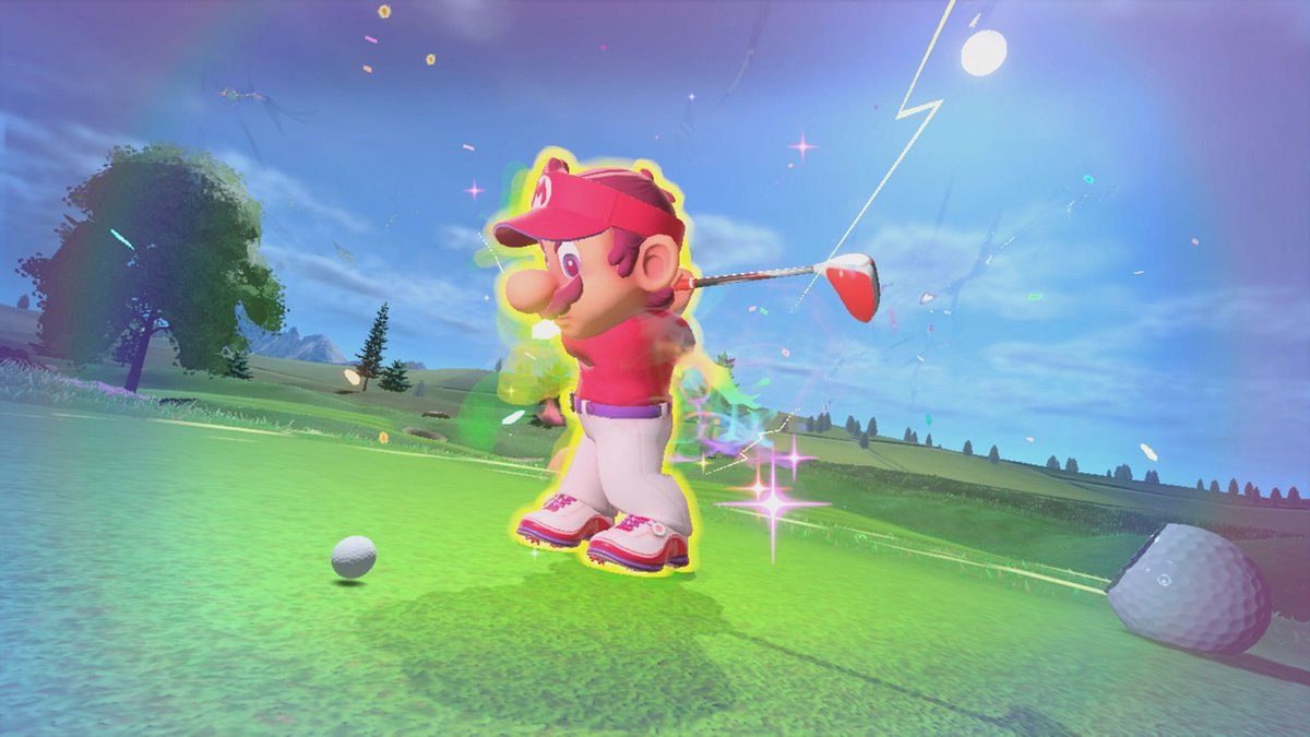 golfbal, putter, tijger, mario, spelvideo