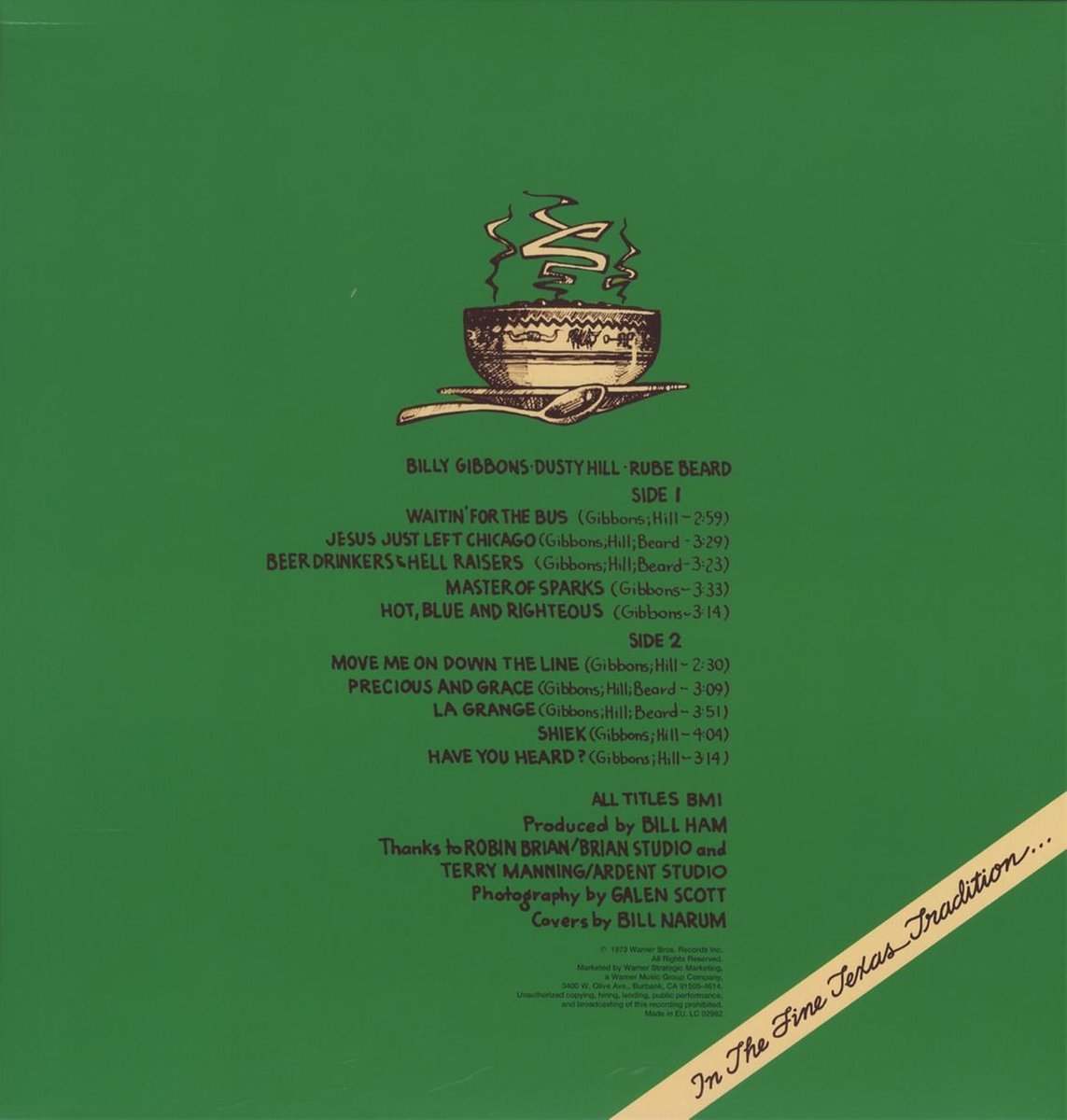 Zz Top - Tres Hombres (LP)