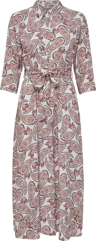 JDY Maat 40  - JDYSTARSEZEN LIFE 3/4 MIDI DRESS WVN DIA - Dames - Maxi jurken