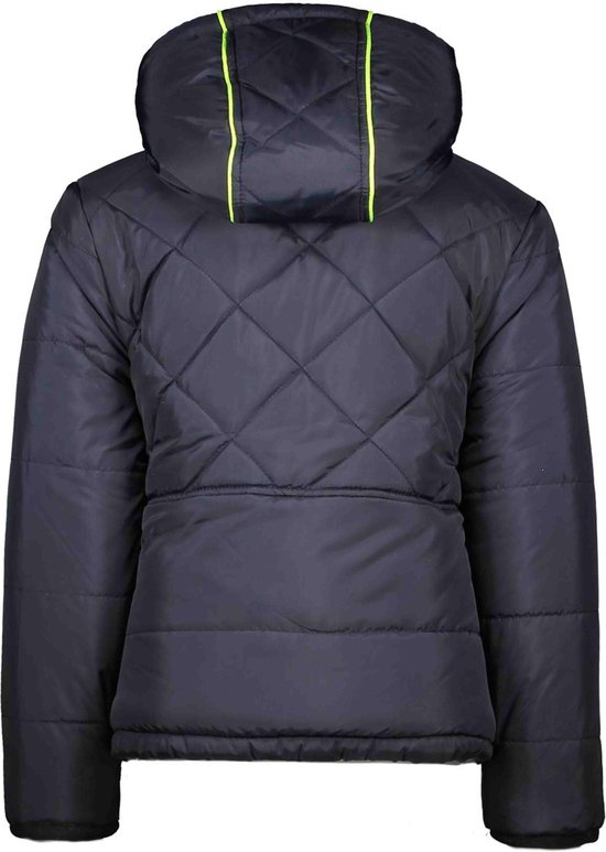 B-nosy Maat 116  Jongens Reversible winterjas - Oxford blue