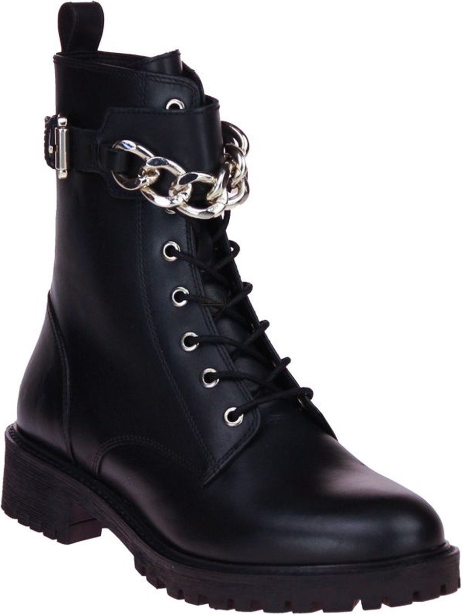 Geox - Maat 39 - Hoara Zwarte Veterboot