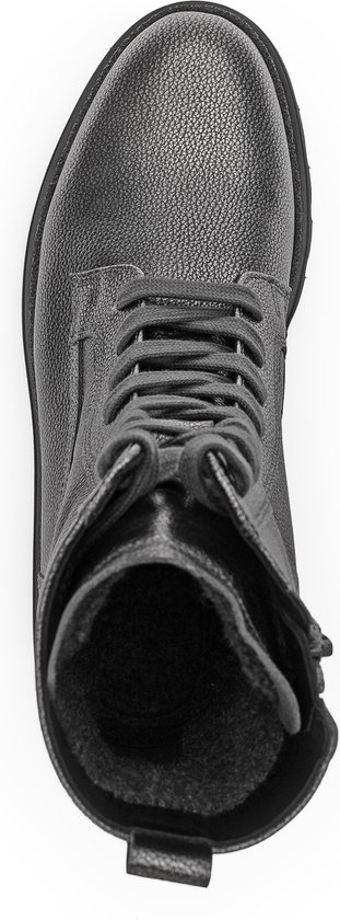 Gabor - maat 38 - Veterboots zilver Leer