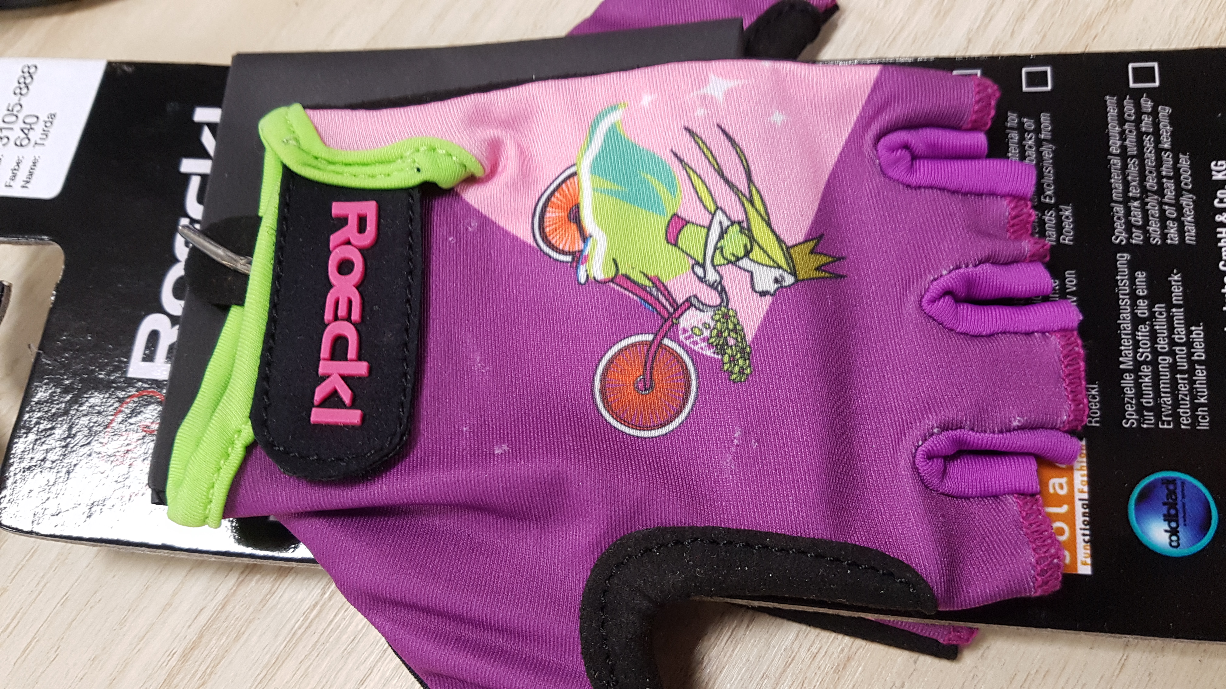 ROECKL kinderhandschoenen Turda lila-roze - Maat 6
