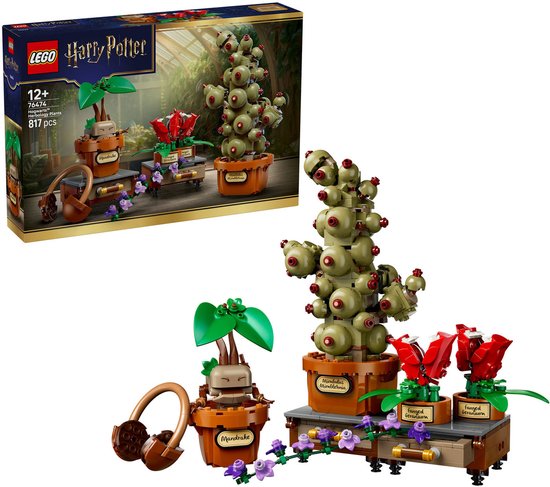 LEGO Harry Potter Zweinstein Kruidenkunde Planten Bouwbaar Speelgoed voor Kinderen 76474