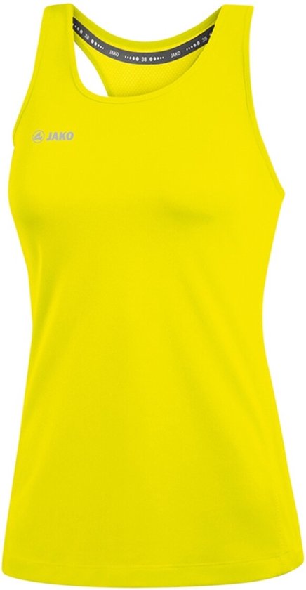 Jako Maat 36  Run 2.0 Dames Tank Top - Sporttops - Geel