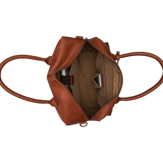 BURKELY Vintage Mitch Aktetas - 15 inch Laptoptas - Cognac