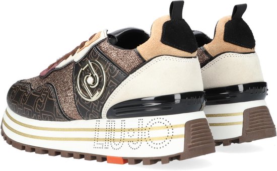 Liu Jo Maxi Wonder 24 - maat 37-  Lage sneakers - Leren Sneaker - Dames - Bruin
