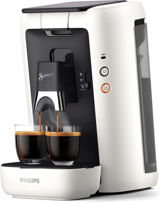 Philips Senseo Maestro Koffiepadmachine CSA260/10 - Keuze uit 1 of 2 Kopjes - Instelbare Intensiteit - Automatische Uitschakeling - Groot Waterreservoir - Wit