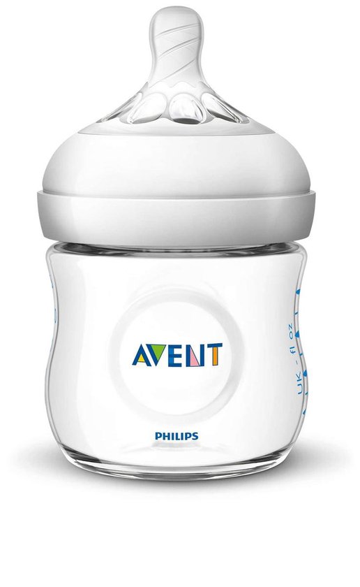 Philips Avent Natural babyfles – SCF030/17 babyfles (0m+) voor langzame toevoer