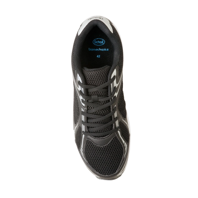 Scholl New Sprinter - maat 40 - Unisex Sneaker - zwart