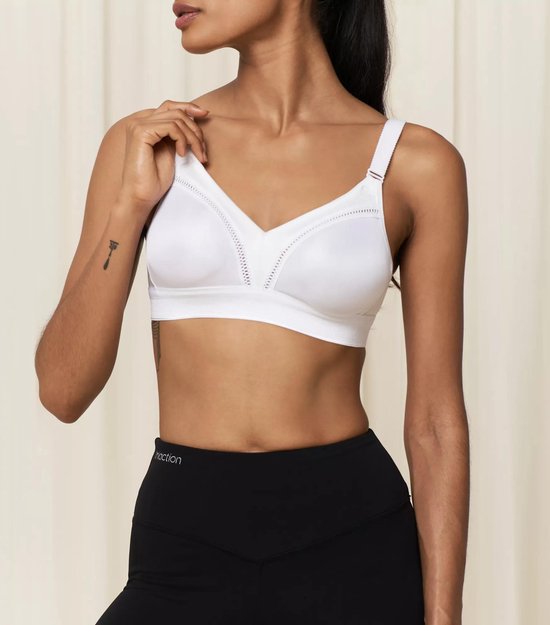 Triumph - 80B - Tri-Action Workout N Dames Sportbeha - WHITE