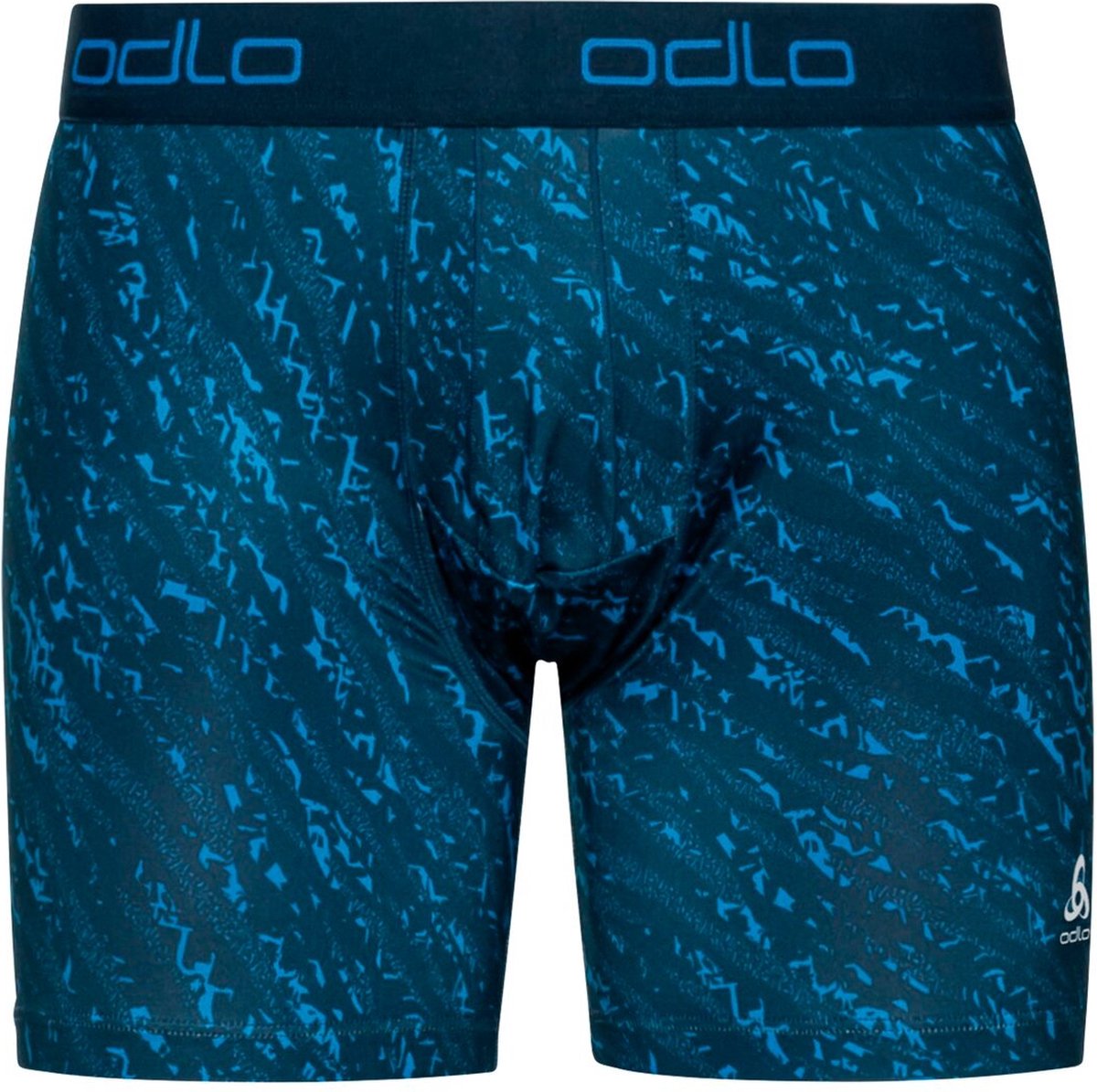 boxer broek, heren, blauw patroon, stretch, katoen