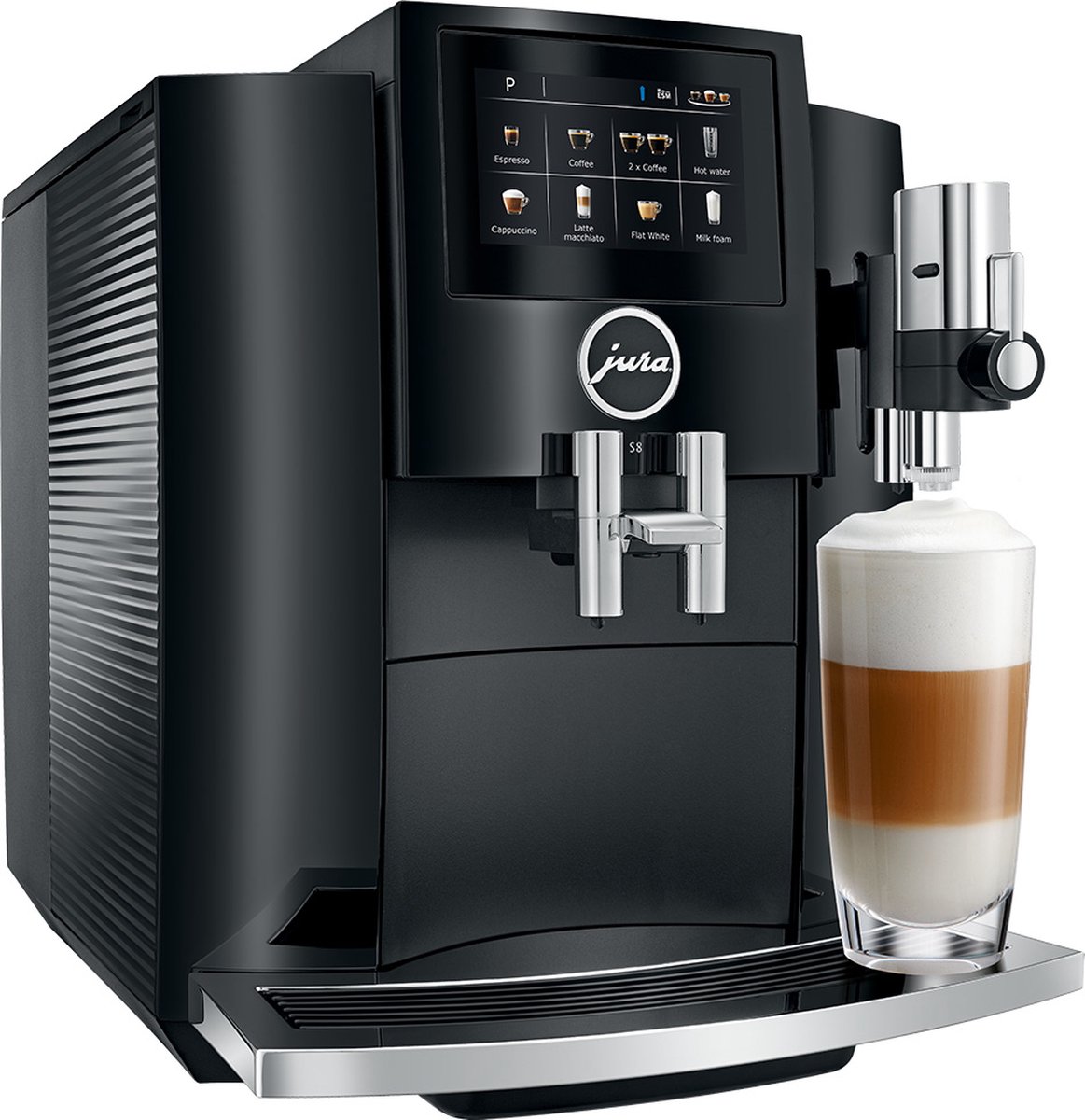 JURA - S8 Piano Black (EA) - Volautomatische espressomachine