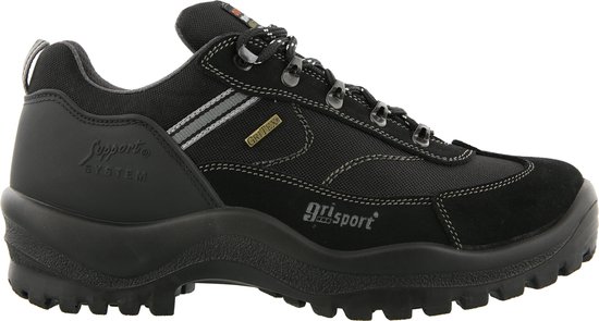Grisport Torino Low Wandelschoenen Unisex - Zwart - Maat 45