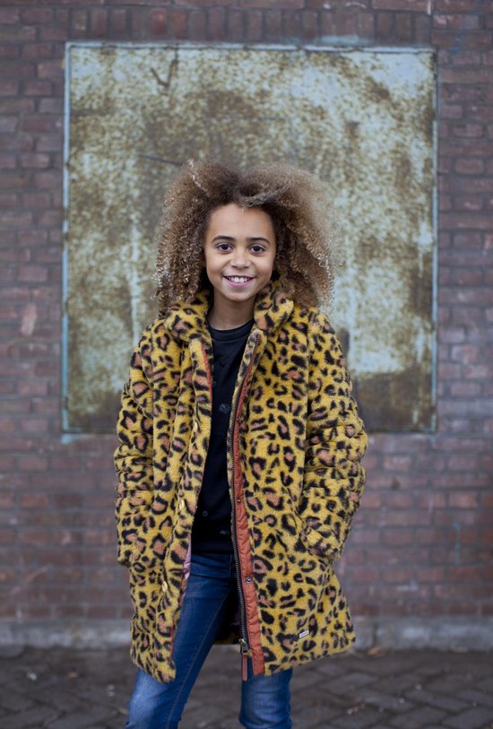 Moodstreet Meisjes maat 116  Winterjas - gold