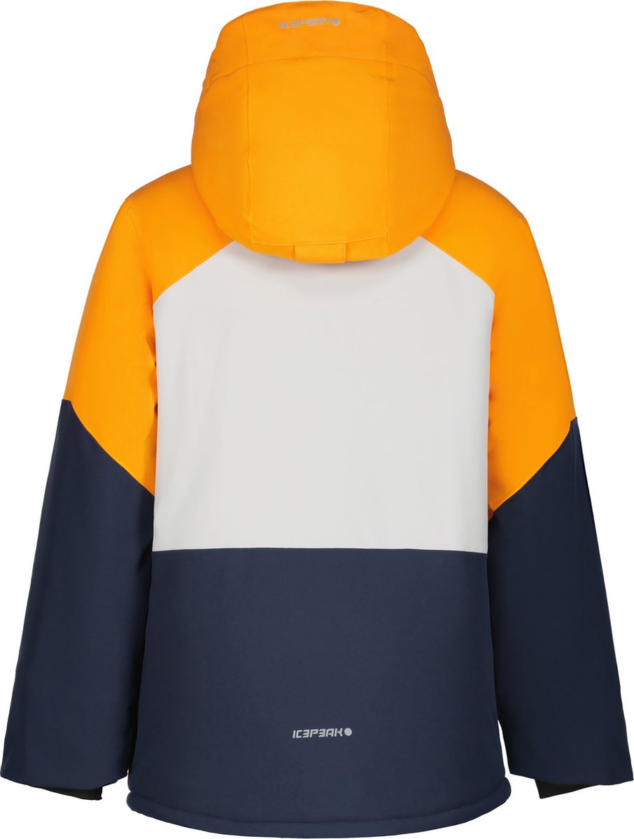 ICEPEAK-LUCKA-JR-Jas-Donkeroranje-Maat-122-dgmoutlet-nl1 ICEPEAK - Maat 122 - LUCKA JR Jas - Donkeroranje