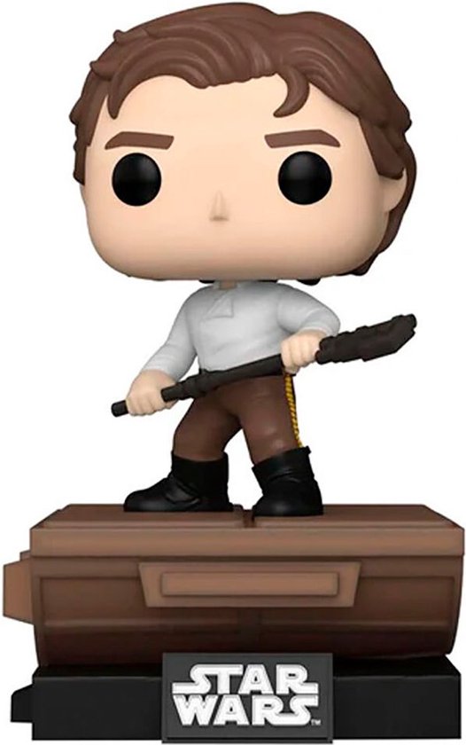 Funko Pop #620 Star Wars: Return of the Jedi - Han Solo on Jabba's Skiff Deluxe Build-A-Scene