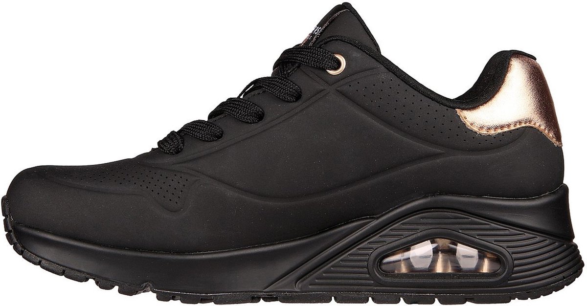 Skechers - maat 39 - Uno Golden Air zwart sneakers dames
