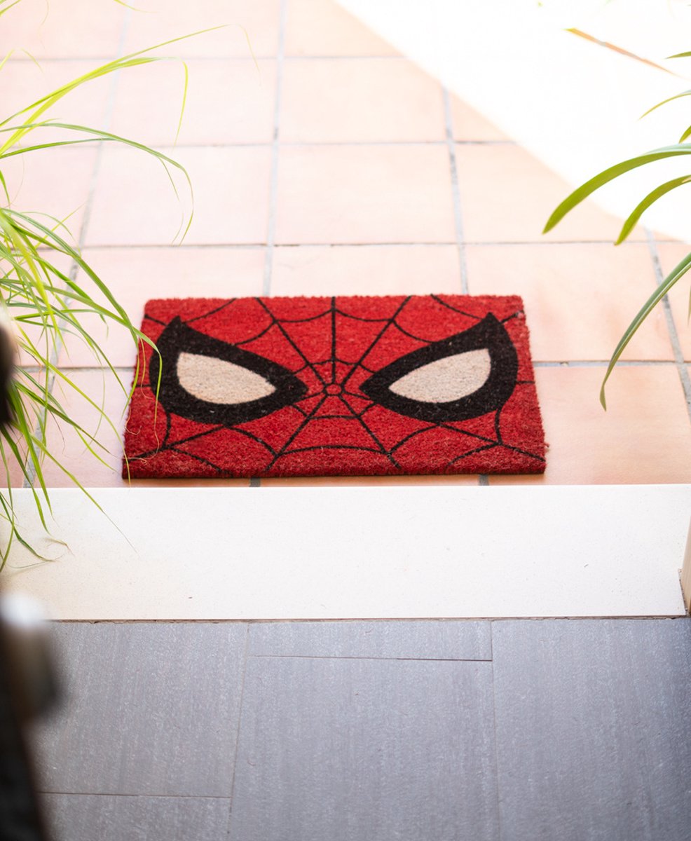 Grupo Erik Deurmat Spider-man 40 X 60 Cm Pvc/kokosvezel Rood