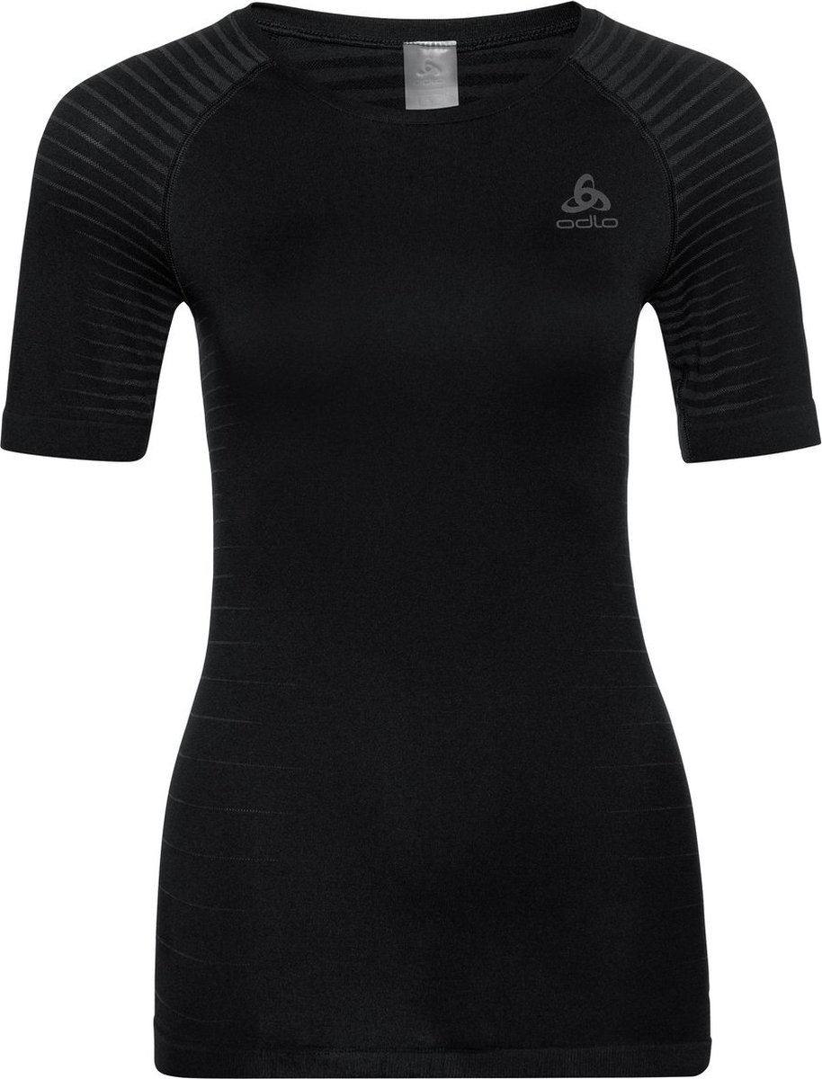 Odlo  - Maat XL - Bl Top Crew Neck S/S Performance Light Dames Thermoshirt - Black