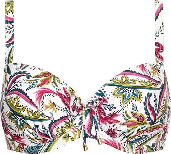 Cyell - Maat 36E - WAJANG FLORAL Bikinitop Voorgevormd met Beugel Dames