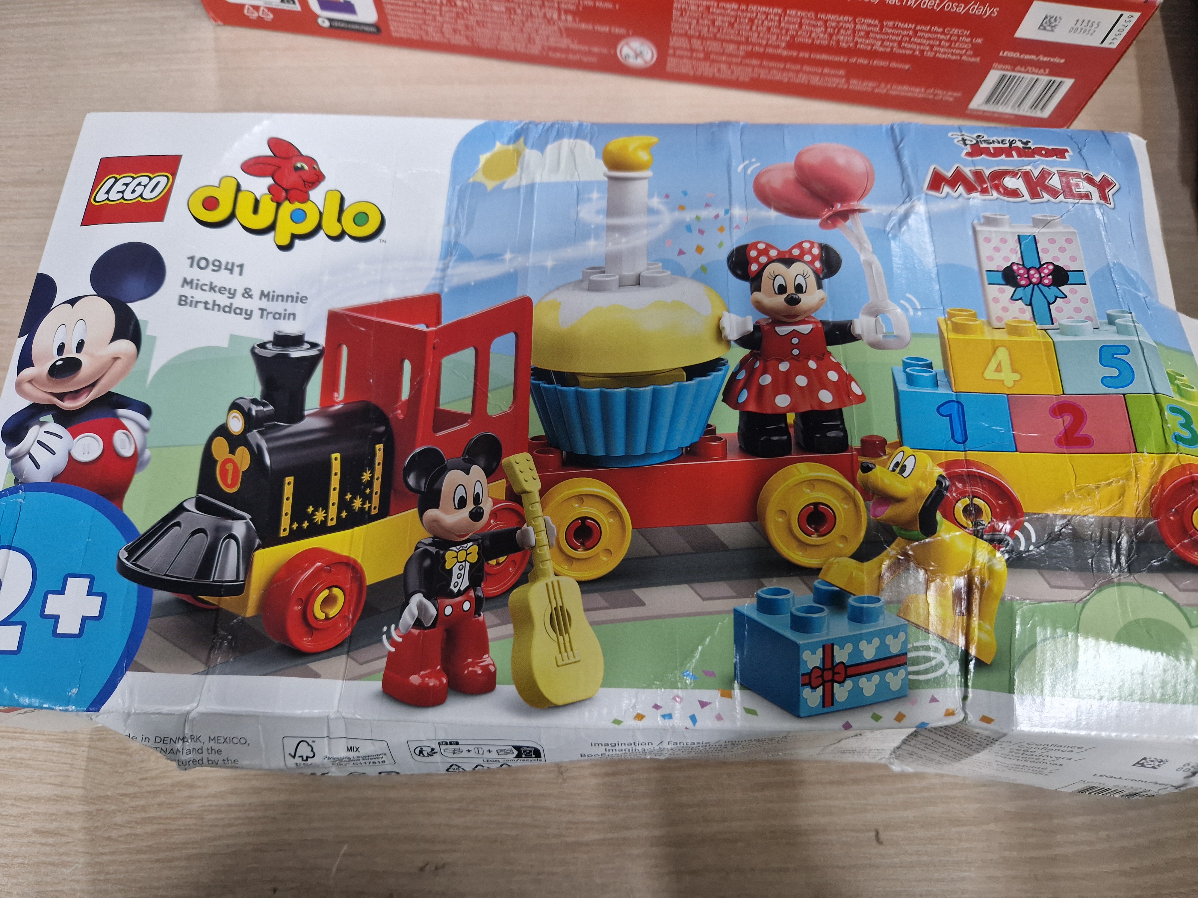 LEGO DUPLO Disney Mickey & Minnie Verjaardagstrein, Bouwbaar Speelgoed voor Peuters 10941