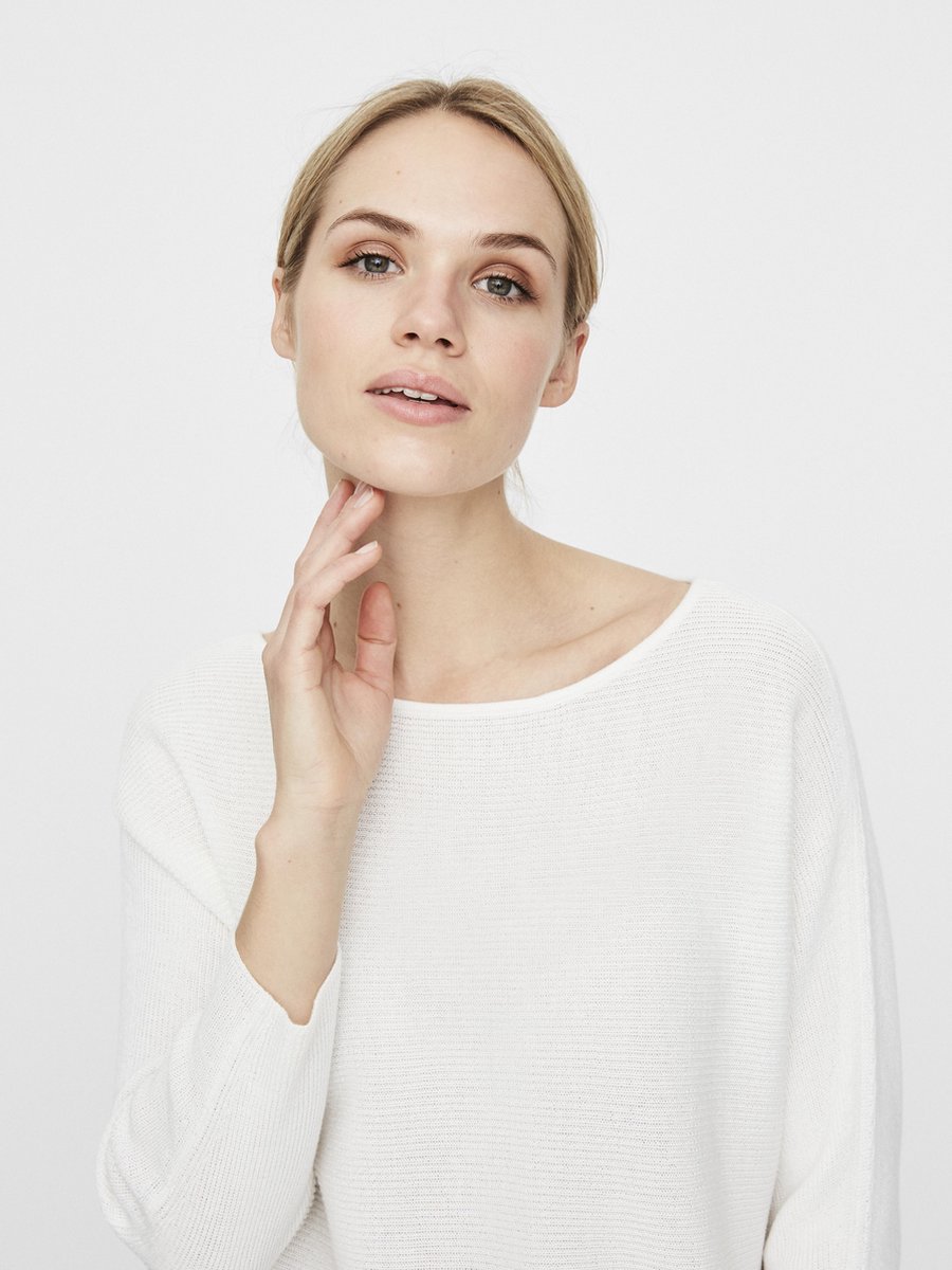 Vero Moda VMNORA 3/4 BOATNECK - Maat XS - BLOUSE NOOS Dames Trui