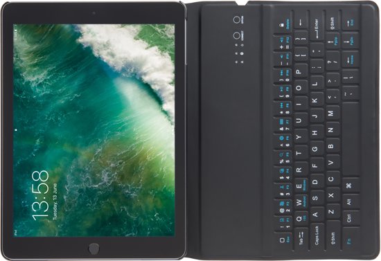 Gecko - Apple iPad (2017) Keyboard cover 2-in-1 (QWERTY)