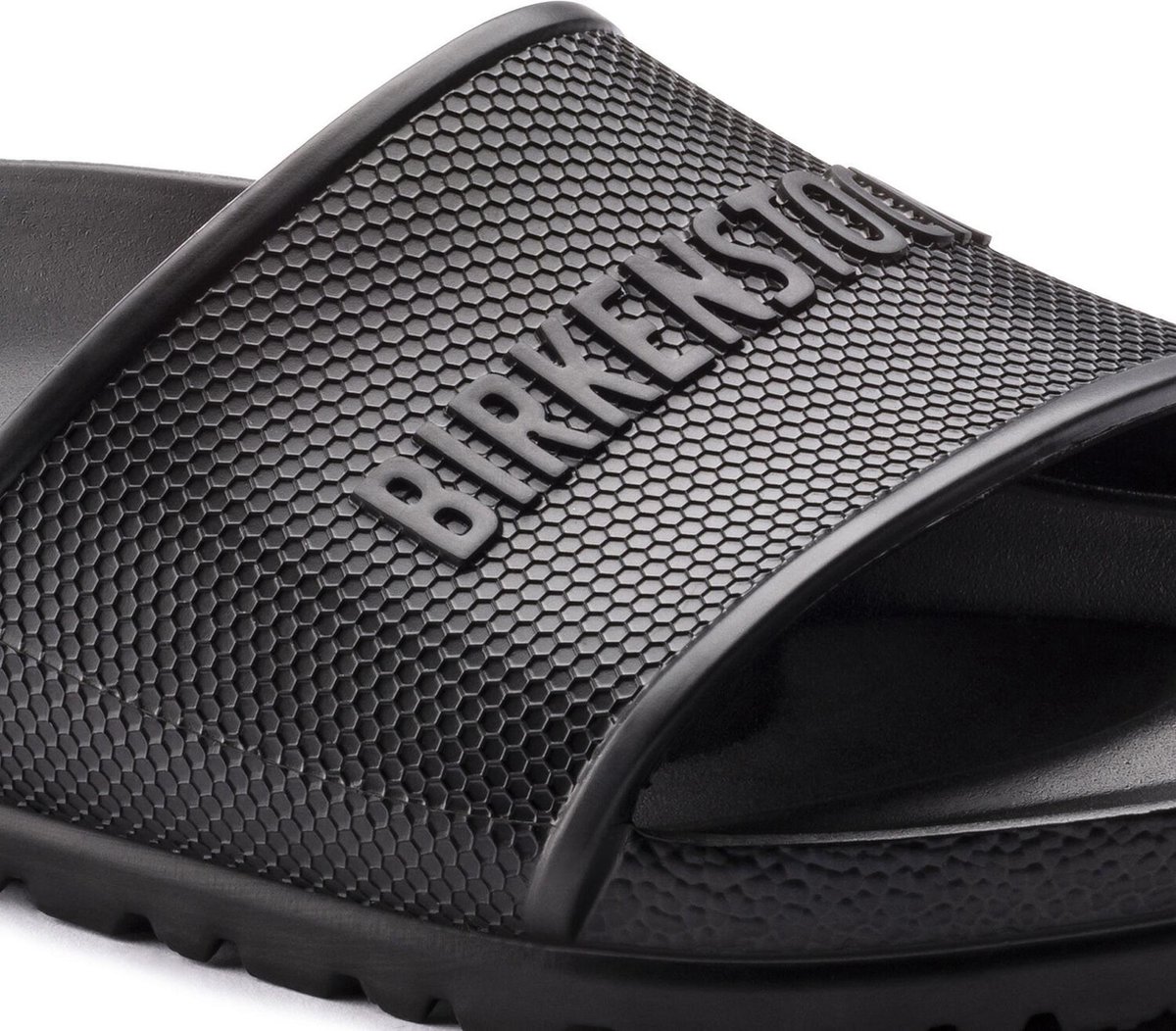 Birkenstock - 43 - Barbados EVA Black  - Regular Heren Slippers - Black