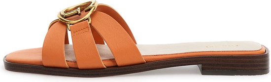 Guess - Maat 36 - Symo Slippers - Dames - Oranje