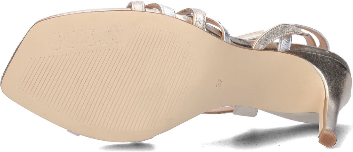 GUESS - maat 40 - Syivia Sandalen met hak - Goud/Zilver