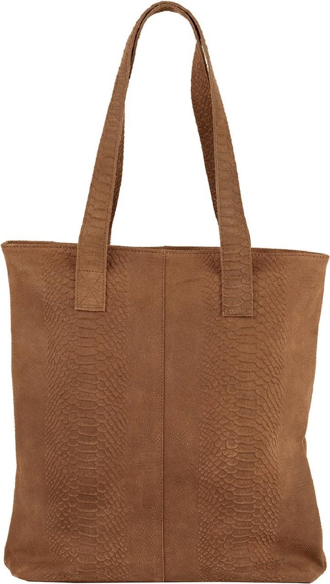 DSTRCT Schoudertas Portland Leer - cognac