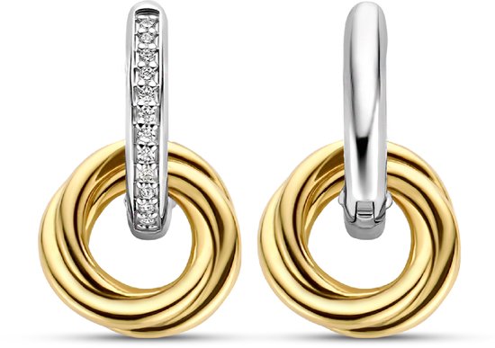 Accessoires, Oorbel, Sieraden, Goud, medaillon