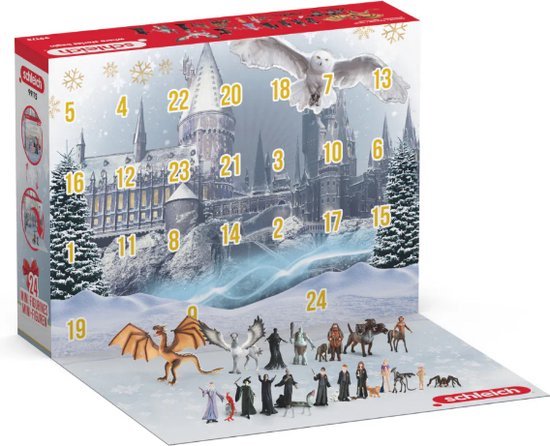 schleich WIZARDING WORLD™ Harry Potter Adventskalender 2024 - met 24 Speelfiguren - Harry Potter Spe