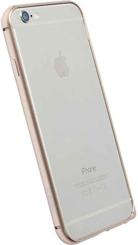 Krusell Sala Aluminium Krusell Sala Aluminium bumpercase - Apple iPhone 6 Plus - Goud- Apple iPhone 