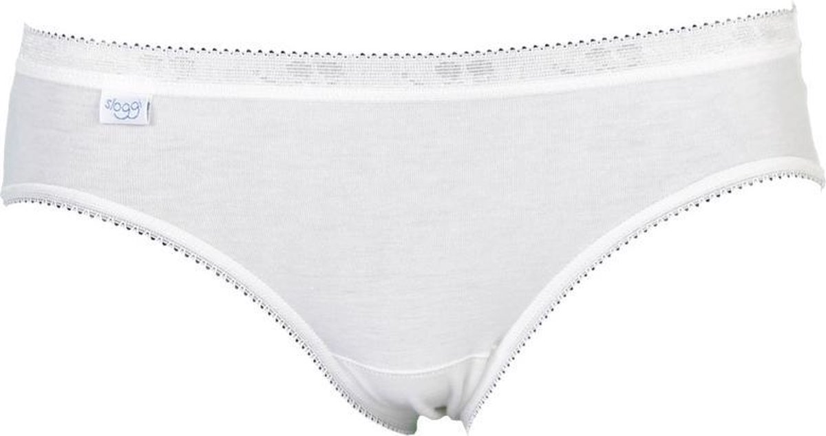 sloggi - Maat 44 - Basic+ Dames Mini slip - 4pack - Wit