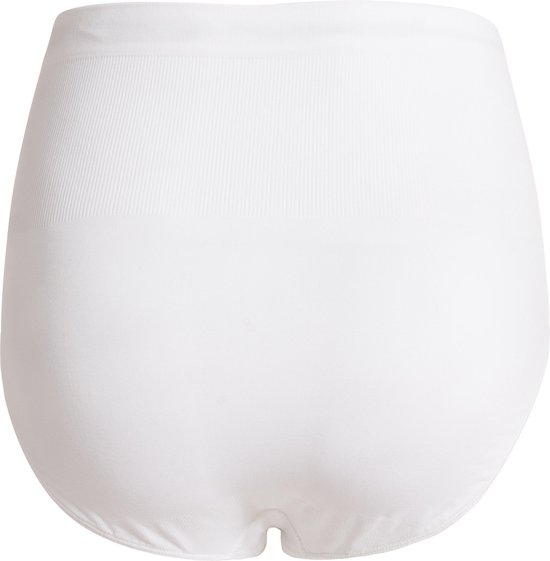 Noppies - M/L - Naadloze Zwangerschapsslip Waist - White