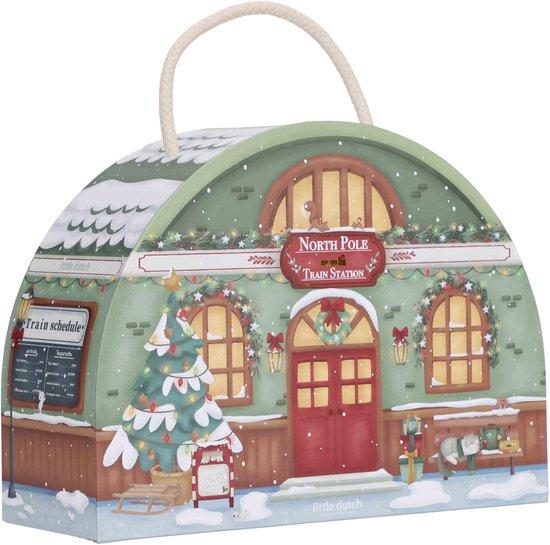 Little Dutch Advent kalender treinbaan FSC