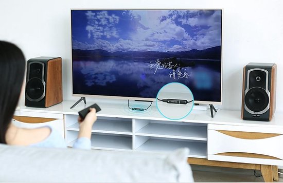 UGREEN Bluetooth-zender 5.0 met optische connector / Toslink, aptX (zwart)