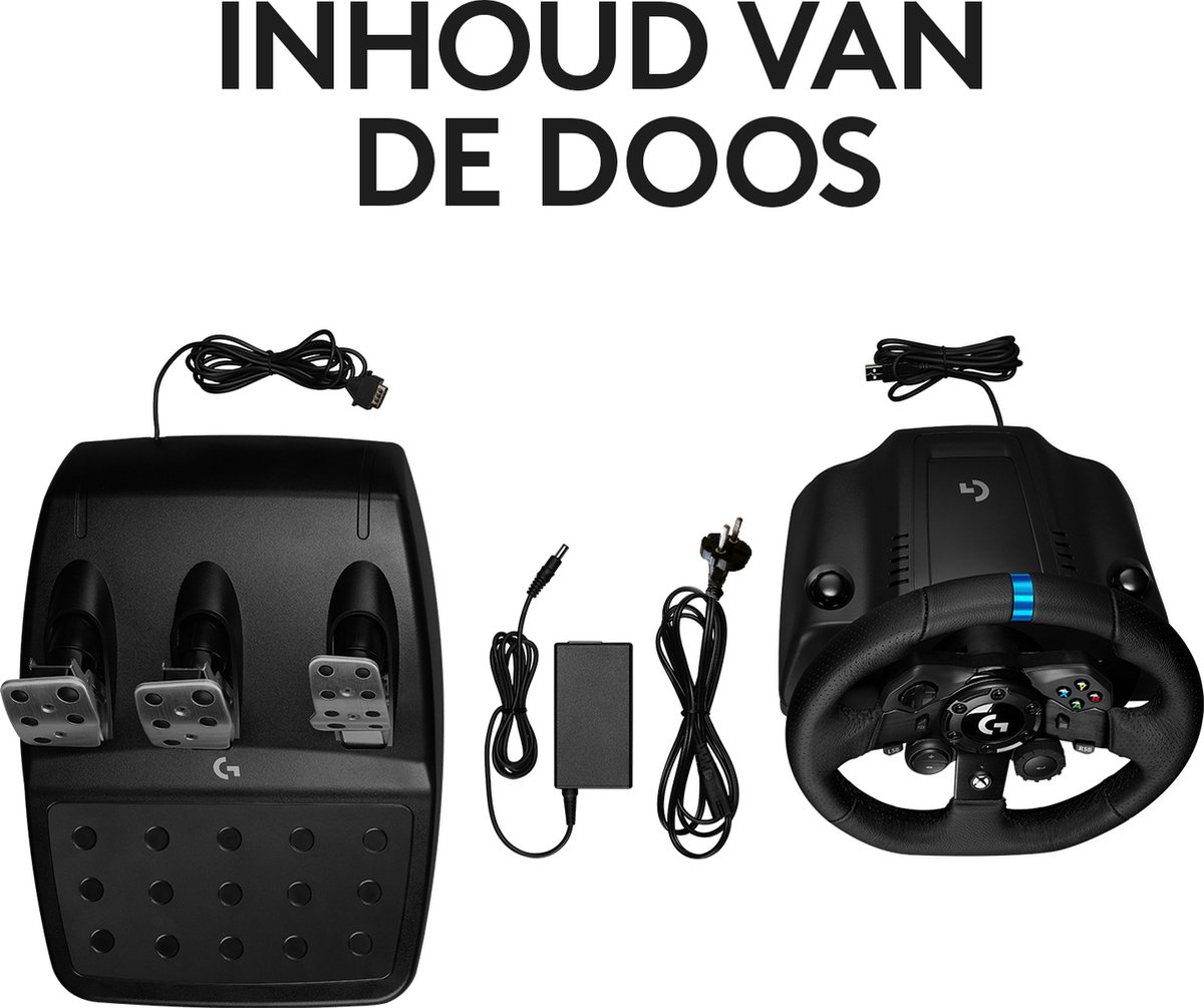 Logitech G923 TRUEFORCE Racestuur en pedalen - PlayStation 5, PlayStation 4 & PC