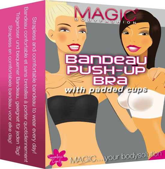 MAGIC Bodyfashion  - S - BH Bandeau Bra Black