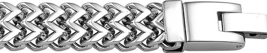 The Jewelry Collection - Armband 10 mm 20,5 cm - Staal