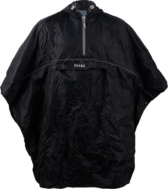 Ralka Poncho - Zwart - One size