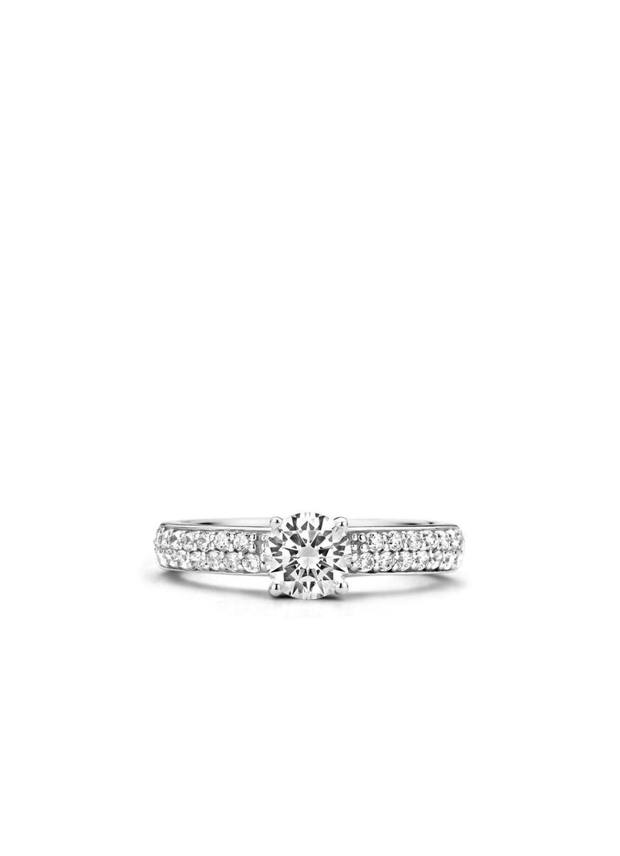 TI SENTO Milano Ring 1795ZI - Maat 54 (17,25 mm) - Gerhodineerd Sterling Zilver