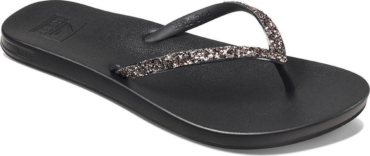 Reef Cushion Stargazer Dames - Maat 35 - Slippers - Black-Bronze