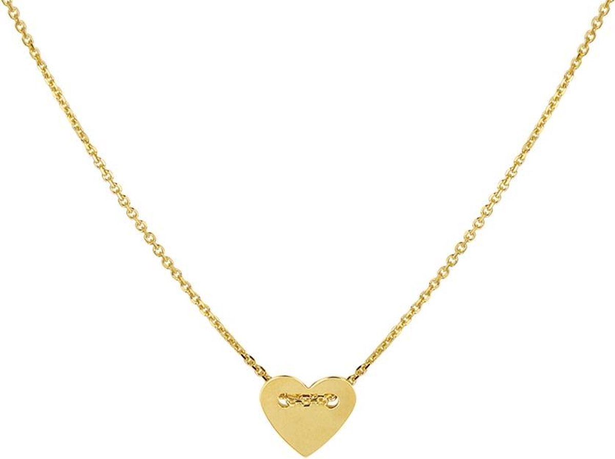 The Jewelry Collection - Hart Dames Ketting - 42 cm