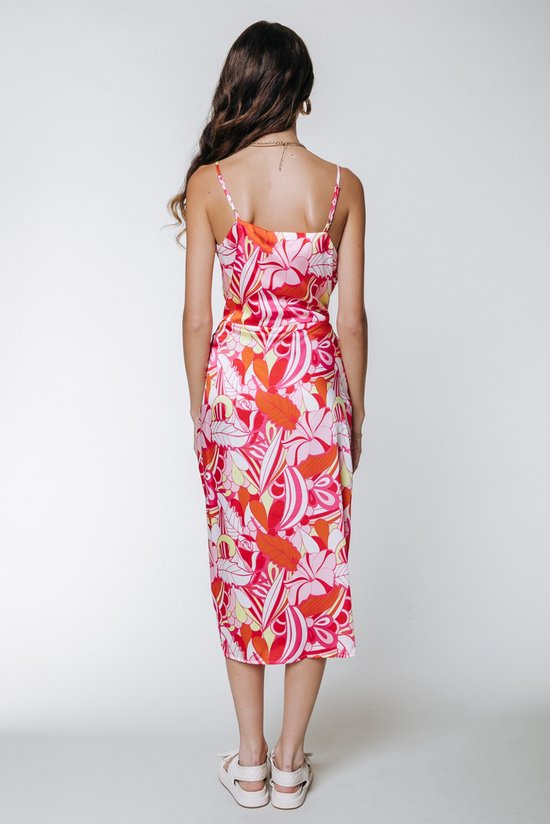 Colourful Rebel  - maat S - Zeva Big Flower Midi Dress