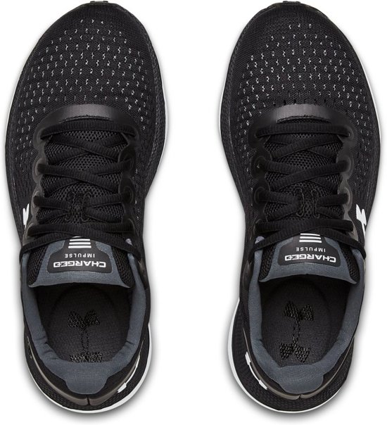 Under Armour W Charged Impulse Dames Hardloopschoenen - Wit/Zwart - Maat 40