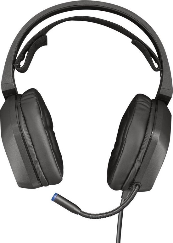 Trust GXT 450 Blizz 7.1 Gaming Headset RGB verlichting PC Surround sound USB Zwart